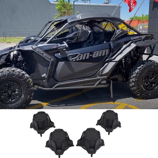 For Can-Am Maverick X3 Turbo R 2017-2020 4pcs/Pack ATV Tire Wheel Hub Caps Decorative Cover - Wheels Tires & Parts by buy2fix | Online Shopping UK | buy2fix