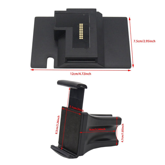 For BWM K1600B 2014-2021 Motorcycle Phone Navigation Holder(Black) - Holder by buy2fix | Online Shopping UK | buy2fix