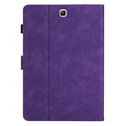For Samsung Galaxy Tab A 9.7 T550/T555C Coconut Tree Embossed Smart Leather Tablet Case(Purple) by buy2fix