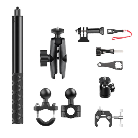 Motorcycle Clamps Handlebar Fixed Mount 10 in 1 Crabs Selfie Stick - Holder by buy2fix | Online Shopping UK | buy2fix