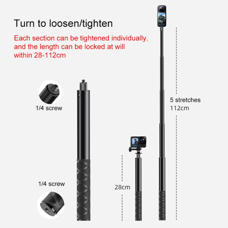 Motorcycle Clamps Handlebar Fixed Mount 3 in 1 U-Type Mount Selfie Stick - Holder by buy2fix | Online Shopping UK | buy2fix