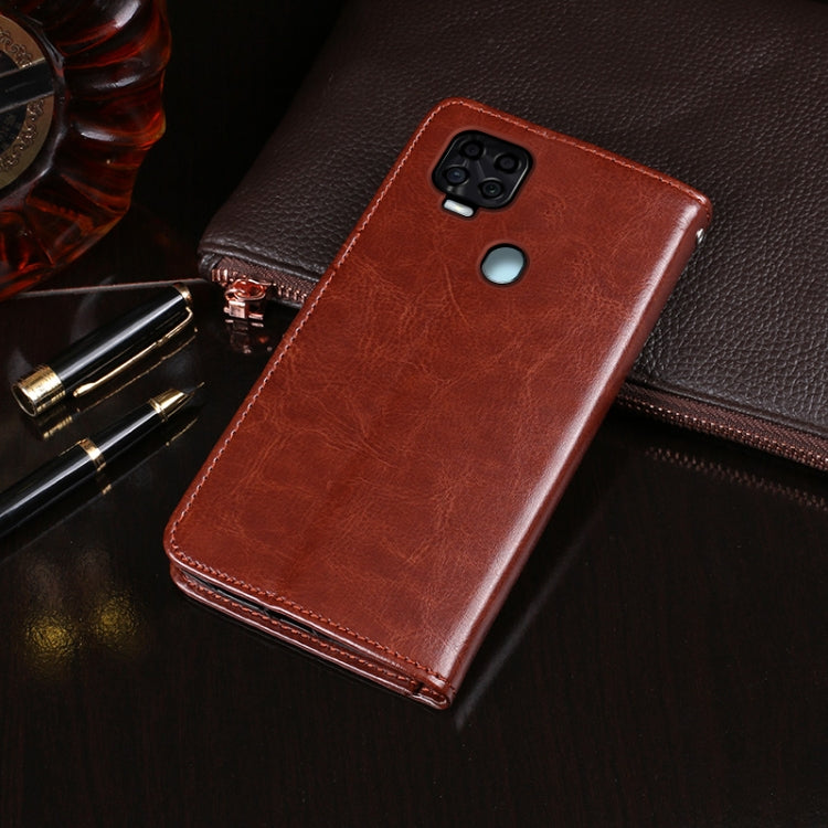 For ZTE Blade V 2020 idewei Crazy Horse Texture Horizontal Flip Leather Case with Holder & Card Slots & Wallet(Sky Blue) - Others by idewei | Online Shopping UK | buy2fix