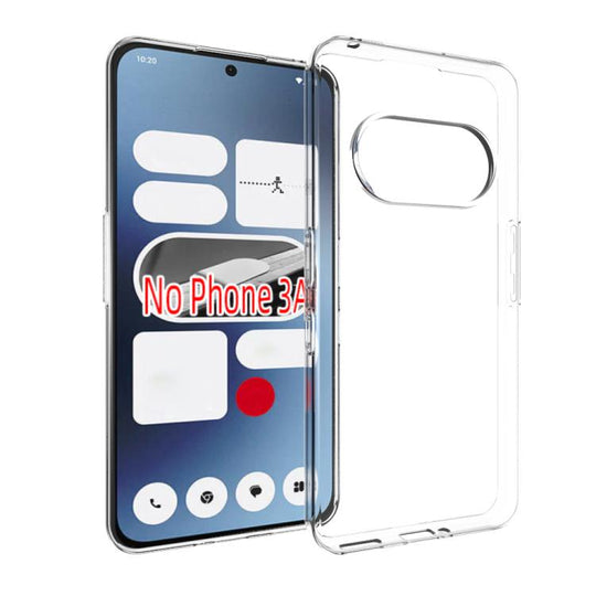 For Nothing Phone 3a Waterproof Texture TPU Phone Case(Transparent)