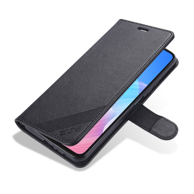 For Huawei Honor X10 5G AZNS Sheepskin Texture Horizontal Flip Leather Case with Holder & Card Slots & Wallet(Black) - Honor Cases by AZNS | Online Shopping UK | buy2fix
