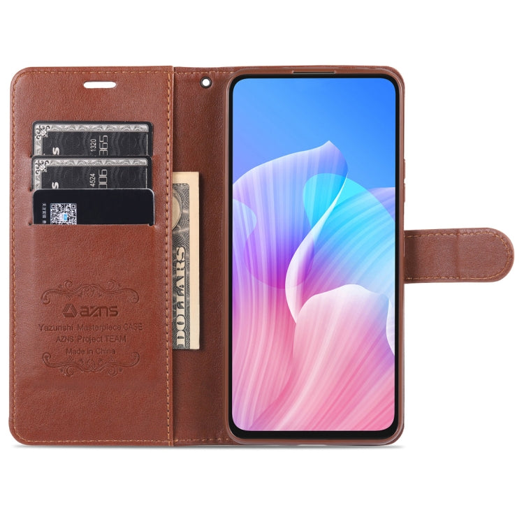 For Huawei Honor X10 5G AZNS Sheepskin Texture Horizontal Flip Leather Case with Holder & Card Slots & Wallet(Black) - Honor Cases by AZNS | Online Shopping UK | buy2fix