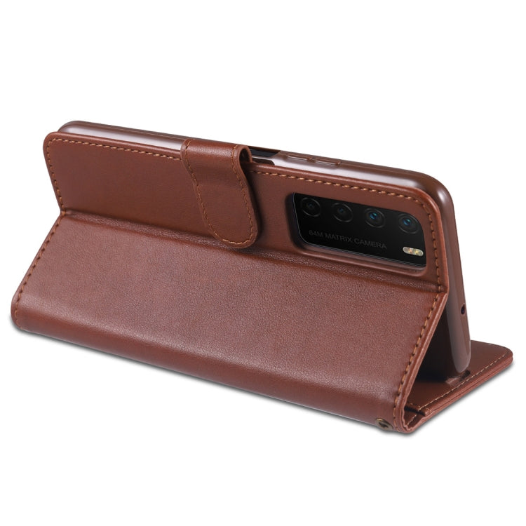 For Huawei Honor Play4 AZNS Sheepskin Texture Horizontal Flip Leather Case with Holder & Card Slots & Wallet(Red) - Honor Cases by AZNS | Online Shopping UK | buy2fix
