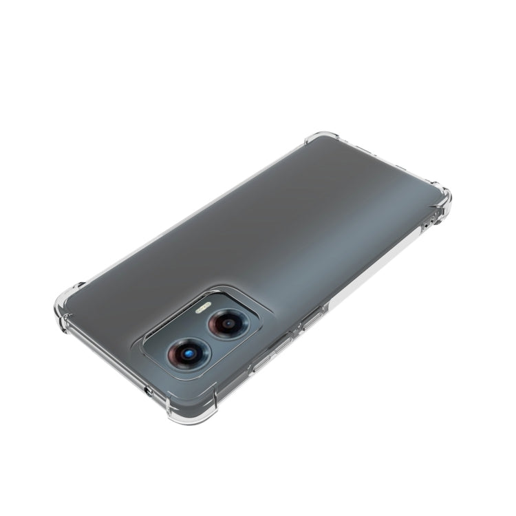 For Motorola Moto G Stylus 5G 2024 Shockproof Non-slip Thickening TPU Phone Case(Transparent) by buy2fix