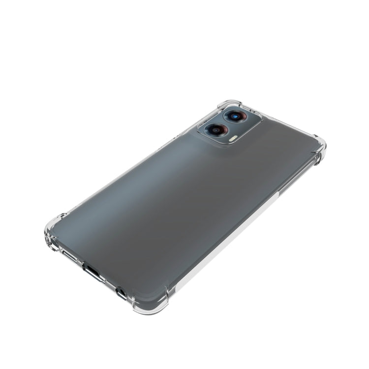 For Motorola Moto G Stylus 5G 2024 Shockproof Non-slip Thickening TPU Phone Case(Transparent) by buy2fix
