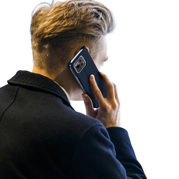For ASUS Zenfone 12 Ultra DUX DUCIS Skin Pro Series Flip Leather Phone Case(Blue) - ASUS Cases by DUX DUCIS | Online Shopping UK | buy2fix