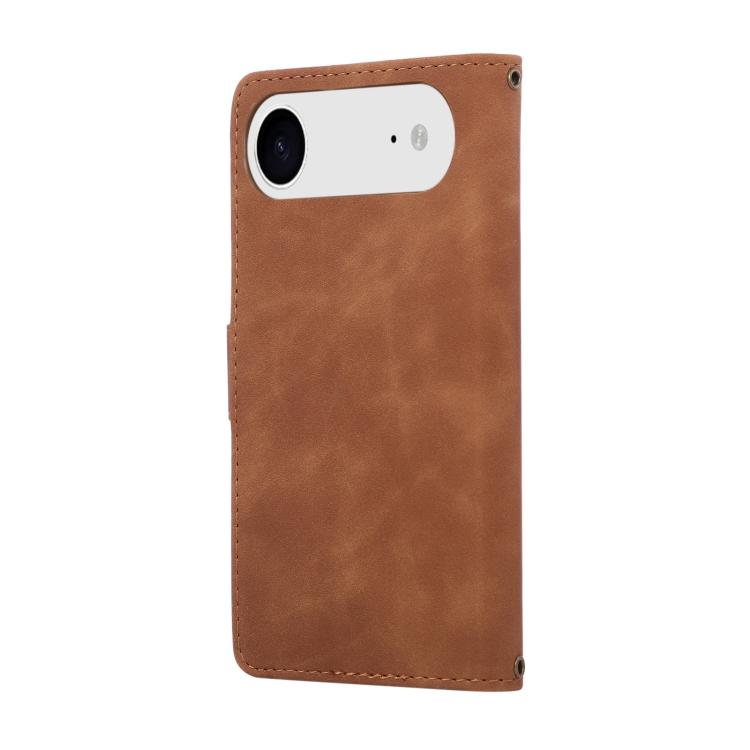 For iPhone Air Multifunctional Multi-Card Wallet Phone Leather Case(Brown) - iPhone Air Cases by buy2fix | Online Shopping UK | buy2fix