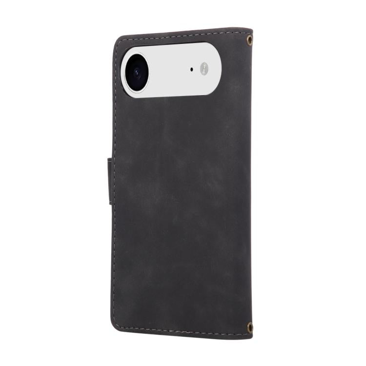 For iPhone Air Multifunctional Multi-Card Wallet Phone Leather Case(Black) - iPhone Air Cases by buy2fix | Online Shopping UK | buy2fix