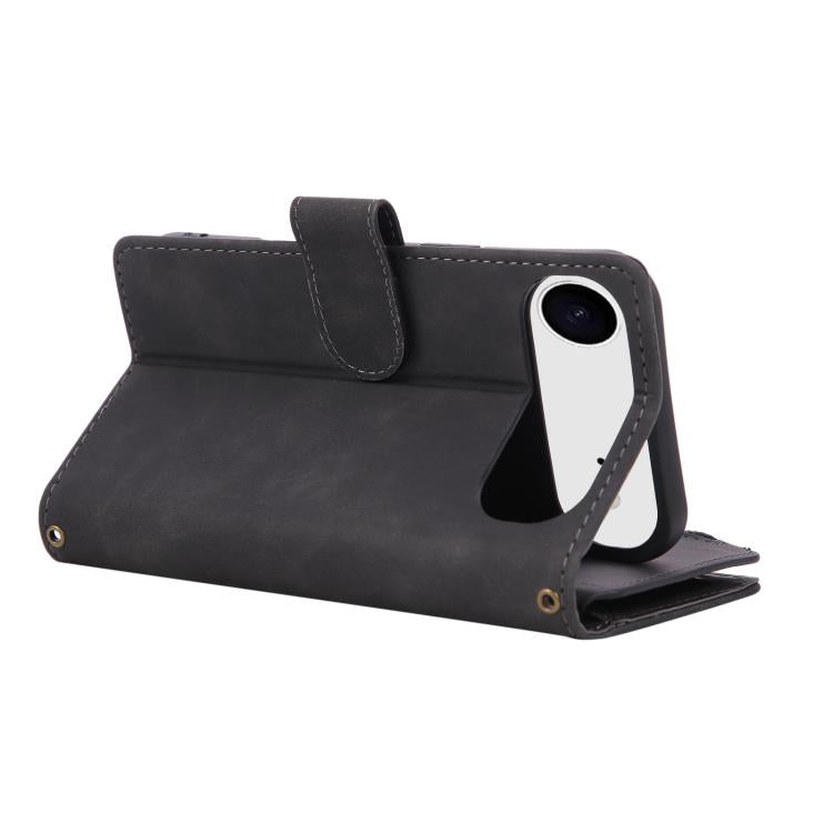 For iPhone Air Multifunctional Multi-Card Wallet Phone Leather Case(Black) - iPhone Air Cases by buy2fix | Online Shopping UK | buy2fix