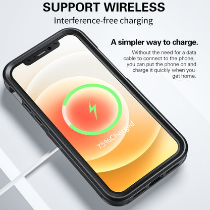 For iPhone 12 / 12 Pro RedPepper Armor Magsafe PC Hybrid TPU Phone Case(Black) - iPhone 12 / 12 Pro Cases by RedPepper | Online Shopping UK | buy2fix