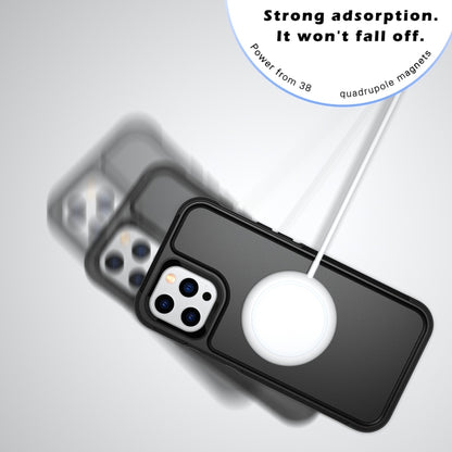 For iPhone 12 Pro Max RedPepper Armor Magsafe PC Hybrid TPU Phone Case(Black) - iPhone 12 Pro Max Cases by RedPepper | Online Shopping UK | buy2fix