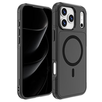 For iPhone 17 Pro Max RedPepper Armor Magsafe PC Hybrid TPU Phone Case(Black) - iPhone 17 Pro Max Cases by RedPepper | Online Shopping UK | buy2fix