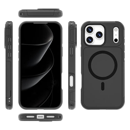 For iPhone 17 Pro Max RedPepper Armor Magsafe PC Hybrid TPU Phone Case(Black) - iPhone 17 Pro Max Cases by RedPepper | Online Shopping UK | buy2fix