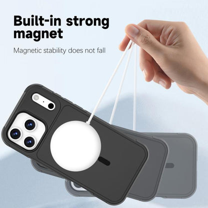 For iPhone 17 Pro Max RedPepper Armor Magsafe PC Hybrid TPU Phone Case(Black) - iPhone 17 Pro Max Cases by RedPepper | Online Shopping UK | buy2fix