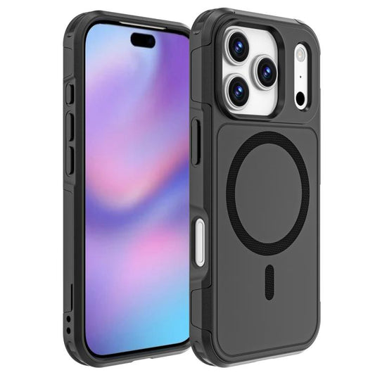 For iPhone 17 Pro RedPepper Armor Magsafe PC Hybrid TPU Phone Case(Black) - iPhone 17 Pro Cases by RedPepper | Online Shopping UK | buy2fix