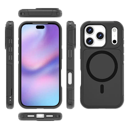 For iPhone 17 Pro RedPepper Armor Magsafe PC Hybrid TPU Phone Case(Black) - iPhone 17 Pro Cases by RedPepper | Online Shopping UK | buy2fix
