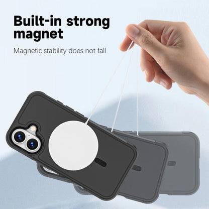 For iPhone 17 RedPepper Armor Magsafe PC Hybrid TPU Phone Case(Black) - iPhone 17 Cases by RedPepper | Online Shopping UK | buy2fix