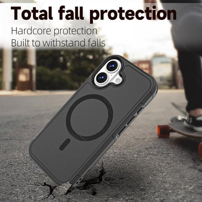 For iPhone 17 RedPepper Armor Magsafe PC Hybrid TPU Phone Case(Black) - iPhone 17 Cases by RedPepper | Online Shopping UK | buy2fix