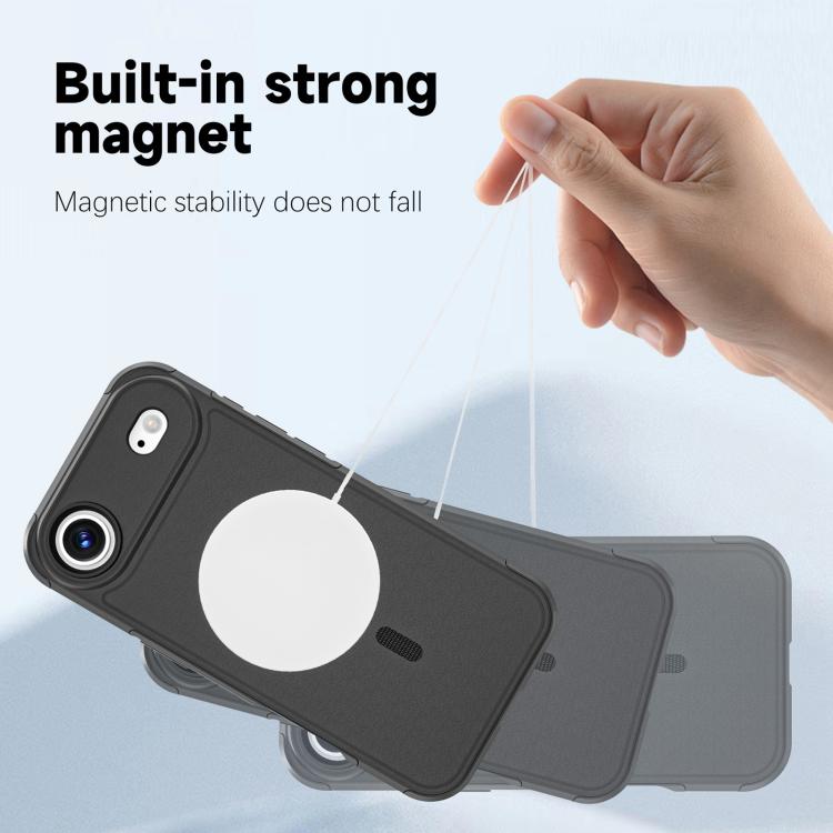 For iPhone 17 Air RedPepper Armor Magsafe PC Hybrid TPU Phone Case(Black) - iPhone 17 Air Cases by RedPepper | Online Shopping UK | buy2fix