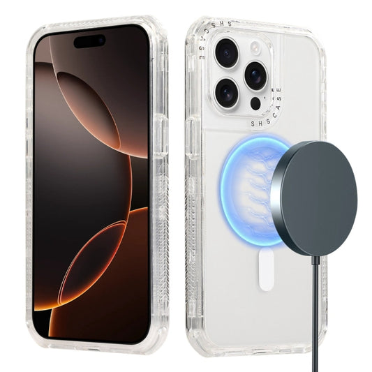 For iPhone 16 Pro Max Dreamland MagSafe Magnetic 3 in 1 TPU + PC Phone Case(Transparent) by buy2fix