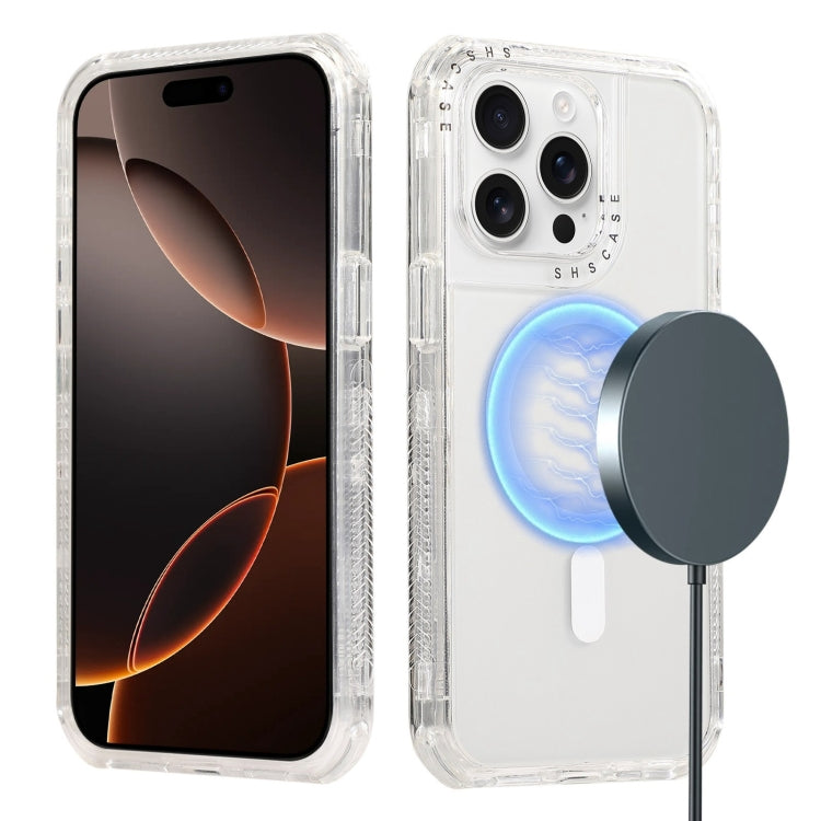 For iPhone 16 Pro Dreamland MagSafe Magnetic 3 in 1 TPU + PC Phone Case(Transparent) by buy2fix