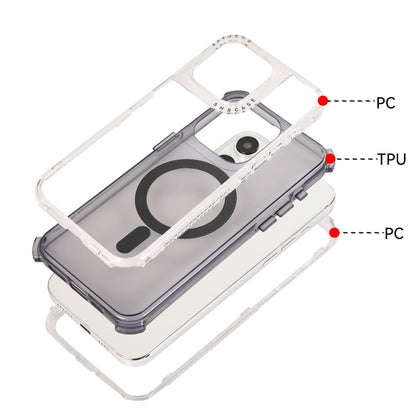 For iPhone 16 Pro Dreamland MagSafe Magnetic 3 in 1 TPU + PC Phone Case(Transparent) by buy2fix