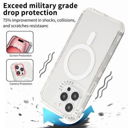 For iPhone 16 Pro Dreamland MagSafe Magnetic 3 in 1 TPU + PC Phone Case(Transparent) by buy2fix