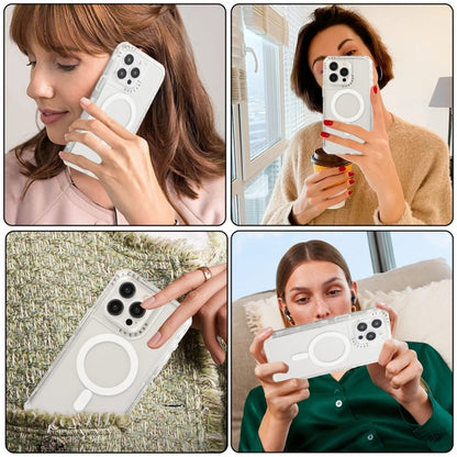 For iPhone 16 Pro Dreamland MagSafe Magnetic 3 in 1 TPU + PC Phone Case(Transparent) by buy2fix