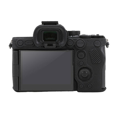 For Sony ILCE7RM5 / A7R5 Litchi Texture Soft Silicone Protective Case(Black) by buy2fix