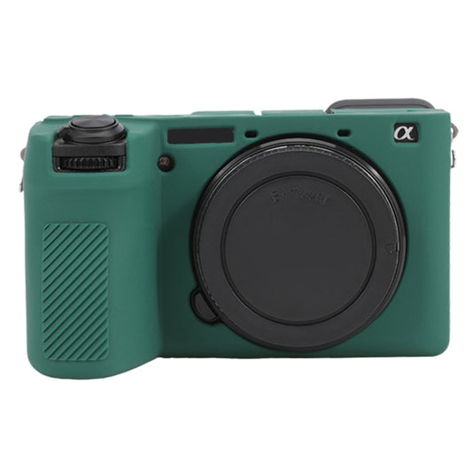 For Sony ILCE-6700 / A6700 Glossy Soft Silicone Protective Case(Green) by buy2fix