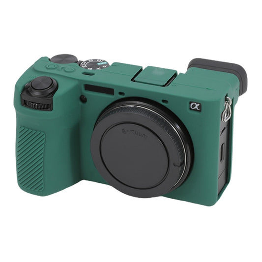 For Sony ILCE-6700 / A6700 Glossy Soft Silicone Protective Case(Green) by buy2fix