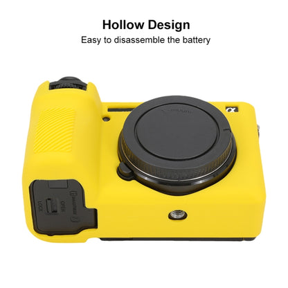 For Sony ILCE-6700 / A6700 Glossy Soft Silicone Protective Case(Yellow) by buy2fix