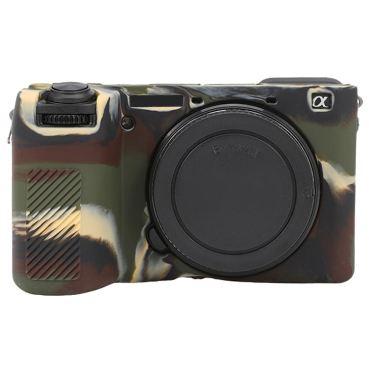 For Sony ILCE-6700 / A6700 Glossy Soft Silicone Protective Case(Camouflage) by buy2fix