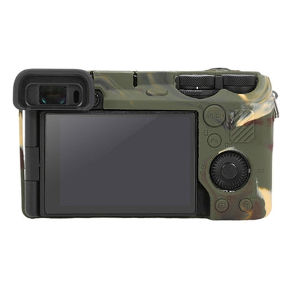For Sony ILCE-6700 / A6700 Glossy Soft Silicone Protective Case(Camouflage) by buy2fix