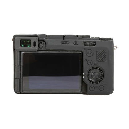 For Sony ILCE-7CM2 / A7C II / A7CR Glossy Soft Silicone Protective Case(Black) by buy2fix