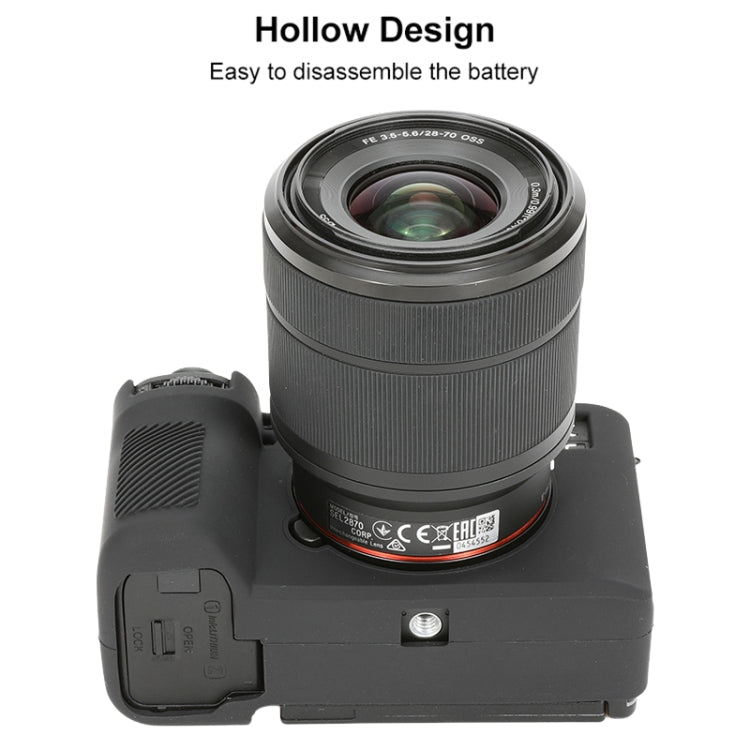 For Sony ILCE-7CM2 / A7C II / A7CR Glossy Soft Silicone Protective Case(Black) by buy2fix