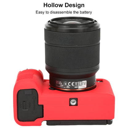 For Sony ILCE-7CM2 / A7C II / A7CR Glossy Soft Silicone Protective Case(Red) by buy2fix