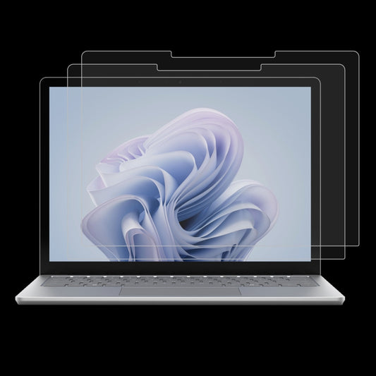 For Microsoft Surface Laptop 6 15 2pcs 9H 0.3mm Explosion-proof Tempered Glass Film by buy2fix