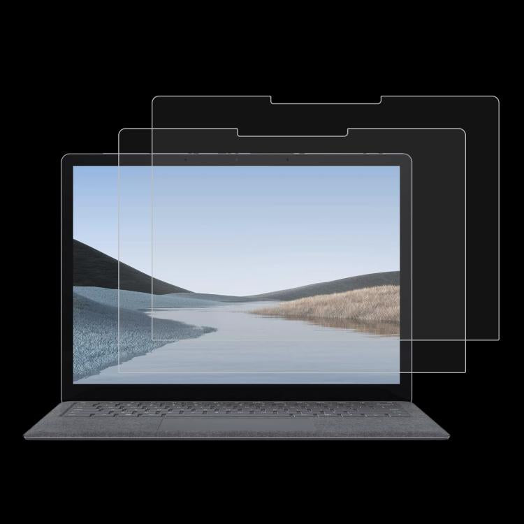 For Microsoft Surface Laptop 13 inch 2pcs 9H 0.3mm Explosion-proof Tempered Glass Film - Screen Protection Film by buy2fix | Online Shopping UK | buy2fix