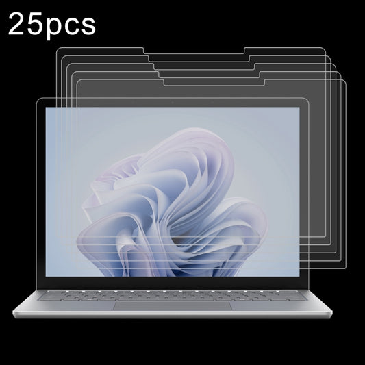 For Microsoft Surface Laptop 6 15 25pcs 9H 0.3mm Explosion-proof Tempered Glass Film by buy2fix