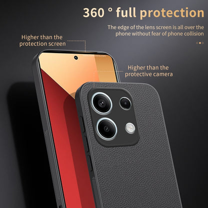 For Redmi Note 13 Pro 4G HUIYI Leather Magnetic Phone Case(Blue) - Xiaomi Cases by buy2fix | Online Shopping UK | buy2fix