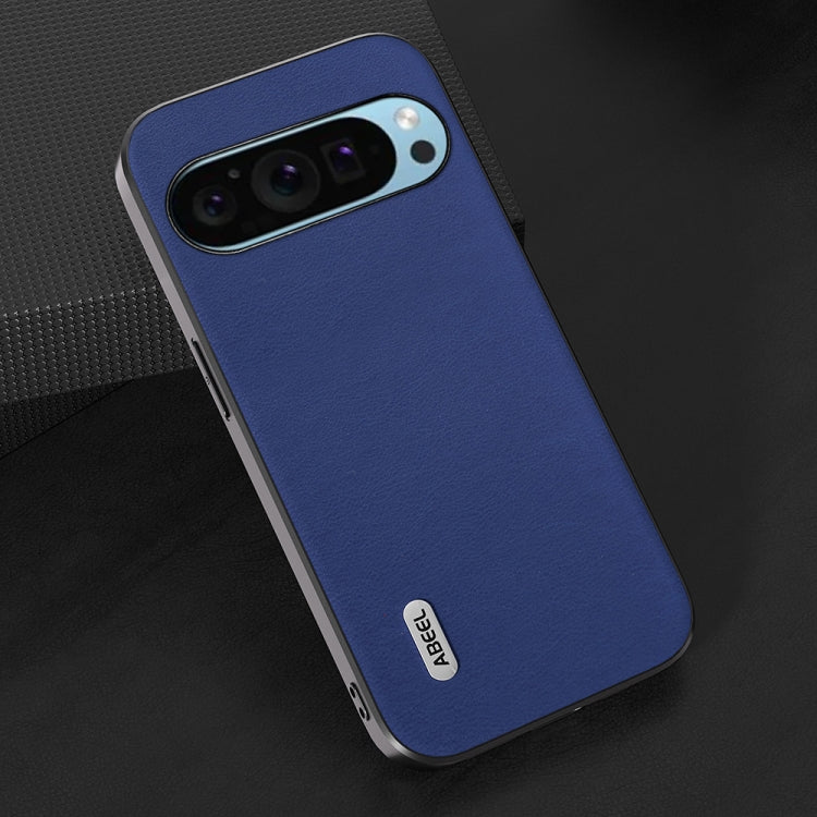 For Google Pixel 9 ABEEL Arashi Texture PU Phone Case(Deep Sea) by buy2fix