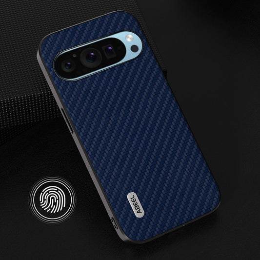 For Google Pixel 9 ABEEL Carbon Fiber Texture Protective Phone Case(Dark Blue) by buy2fix