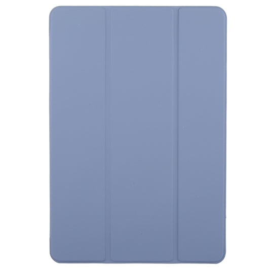 For Huawei MatePad Pro 11 2022/2024 Tri-fold Silicone Leather Tablet Case(Lavender) - Huawei by buy2fix | Online Shopping UK | buy2fix