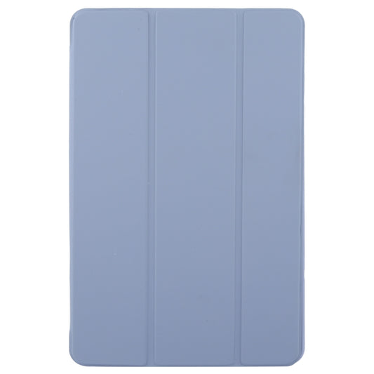 For Huawei MatePad SE 11 2024 Tri-fold Silicone Leather Tablet Case(Lavender) - Huawei by buy2fix | Online Shopping UK | buy2fix
