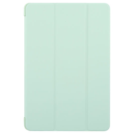 For Huawei MatePad SE 11 2024 Tri-fold Silicone Leather Tablet Case(Green) - Huawei by buy2fix | Online Shopping UK | buy2fix