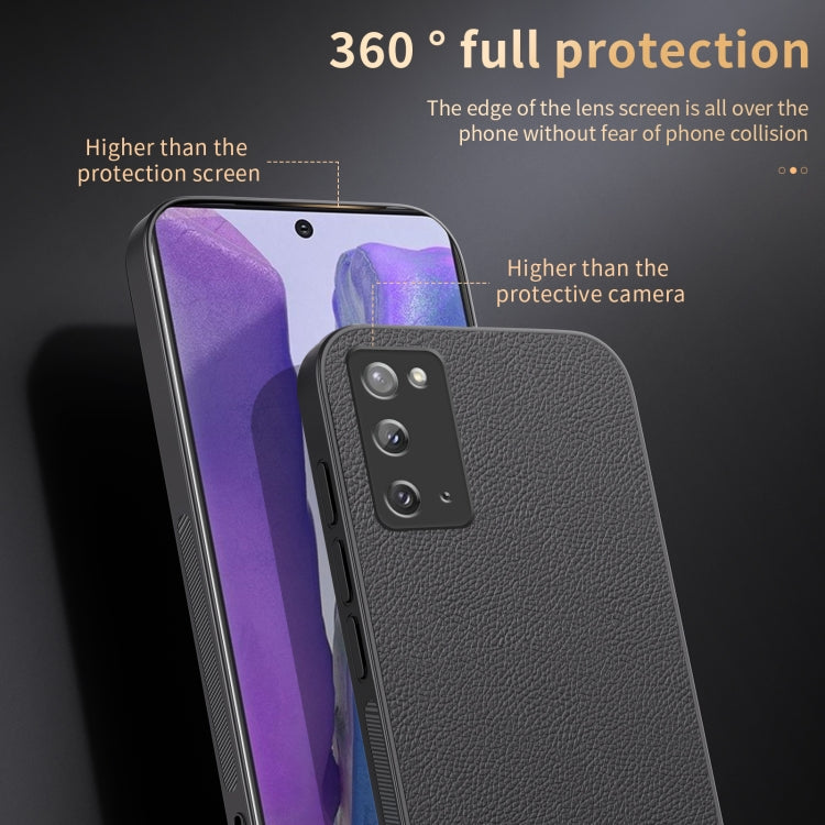 For Samsung Galaxy Note20 HUIYI Leather Magnetic Phone Case(Black) by buy2fix